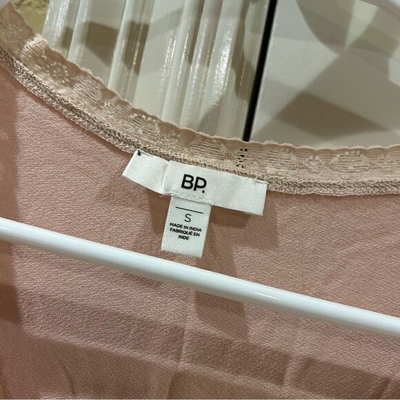 BP Nordstrom‎ Crop Wrap front top in pink smoke size small NWT - Picture 6 of 6